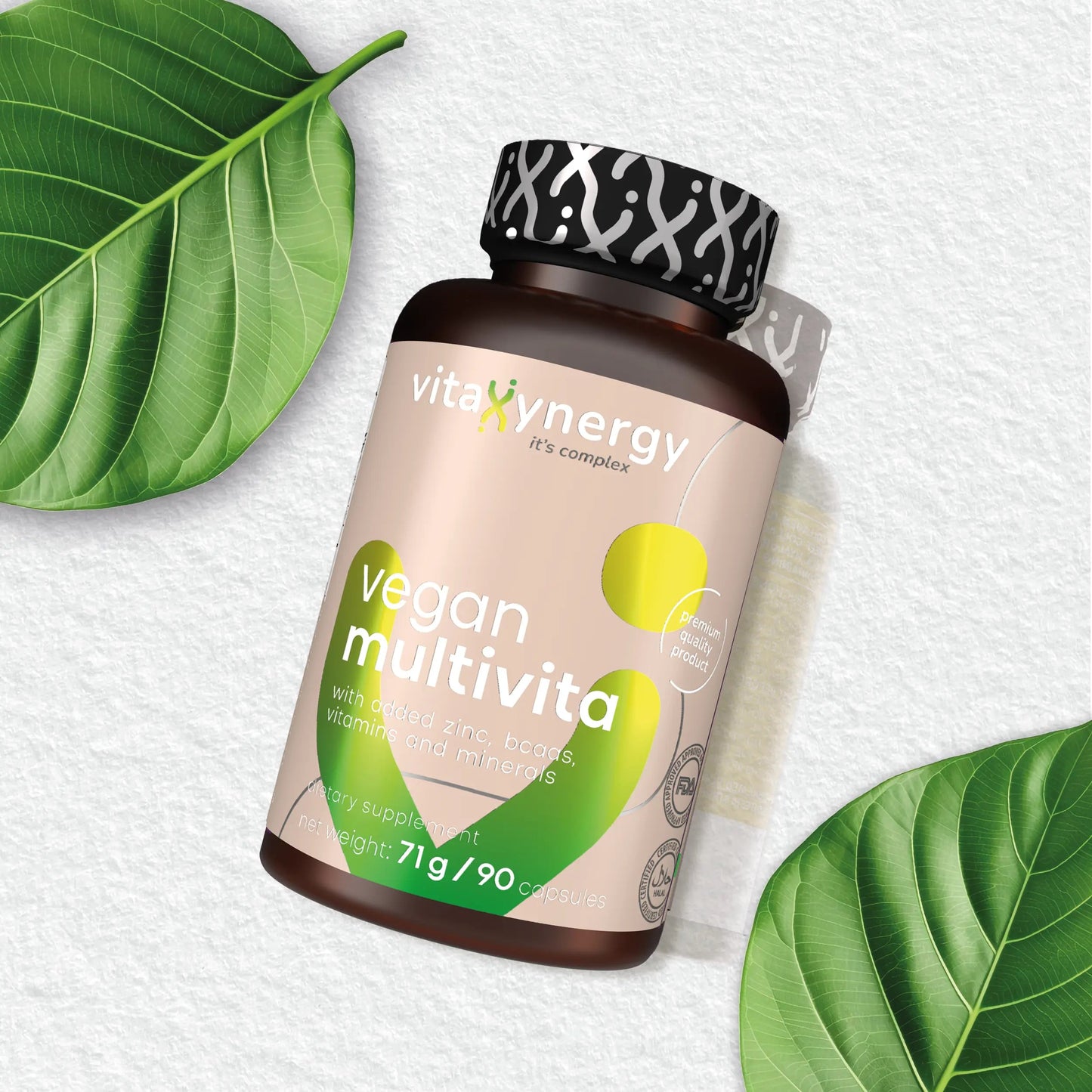 Vegan Multivita – Vitamins, Minerals & Amino Acids for Vegans, 30 Capsules