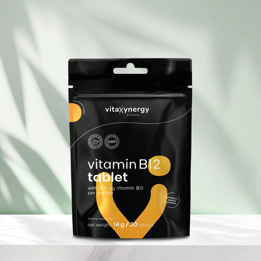 Vitamin B12 Tablets – Red Blood Cell Formation & Nervous System Support, 30 Tablets