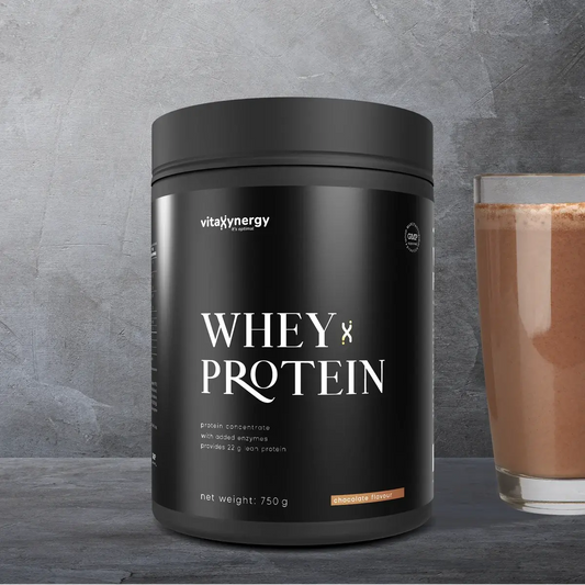 Whey Protein Powder Chocolate – 750g, 22g Protein, Sugar-Free