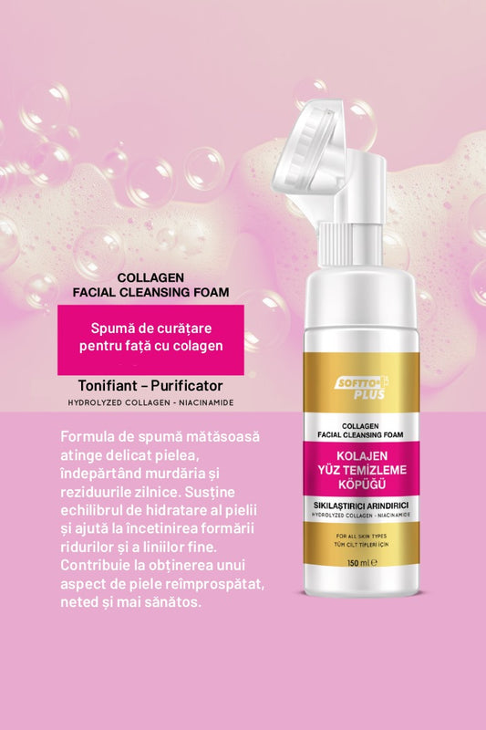 Spumă De Curățare Cu Perie Specială Niacinamide + Colagen