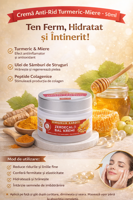 Turmeric-Honey Anti-Wrinkle Cream - 50ml