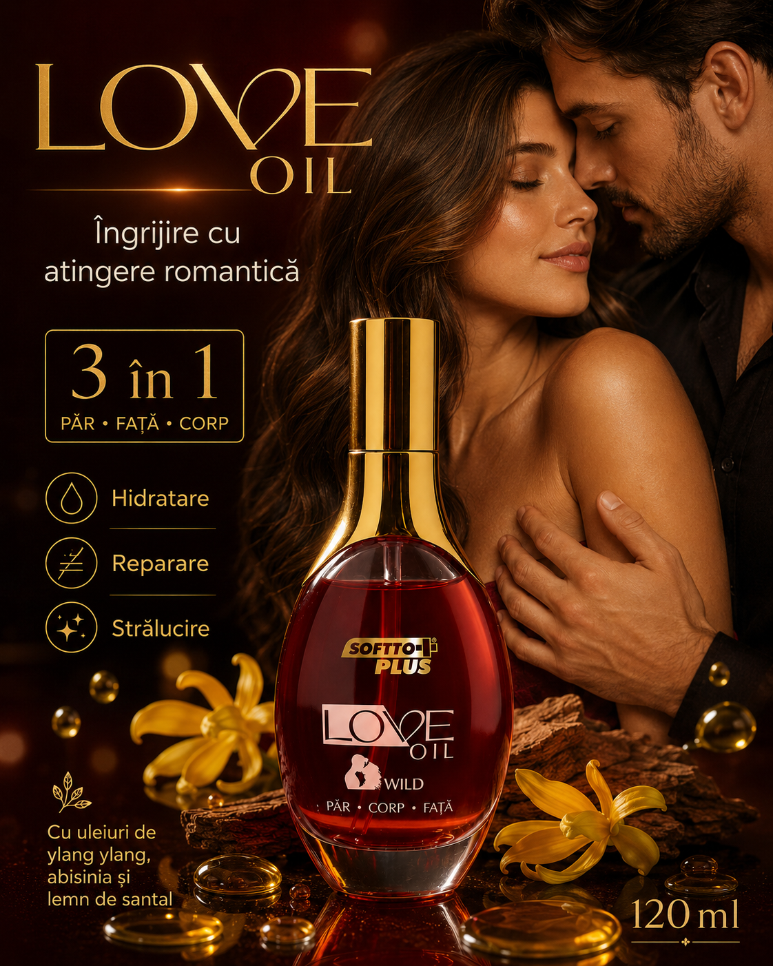 Love Oil Ulei pentru Îngrijirea Părului și a Pielii 120 ml