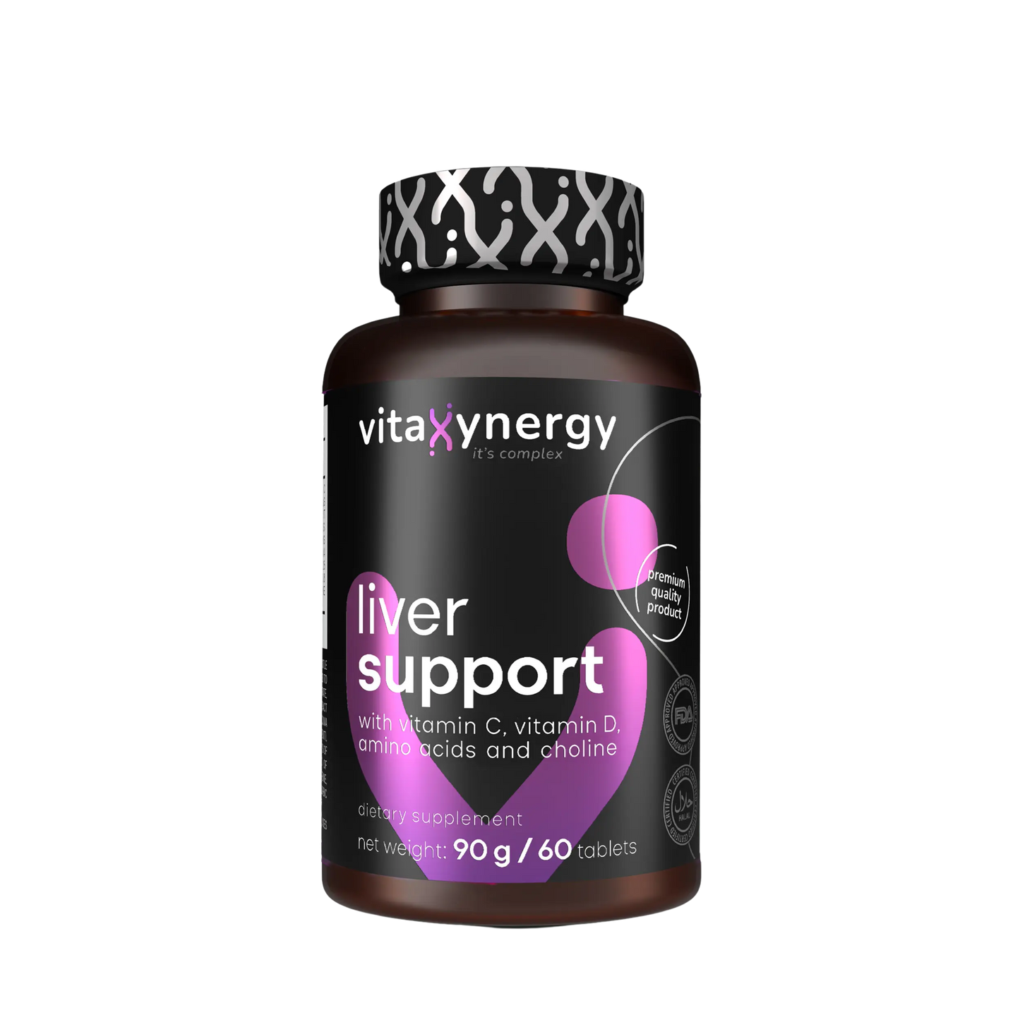Liver Support – Amino Acids, Vitamins C, D3 & Selenium, 60 Tablets