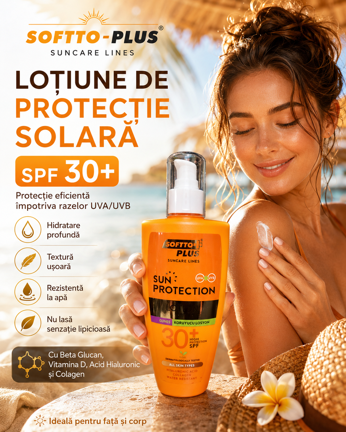 Loțiune de Protecție Solară SPF 30+