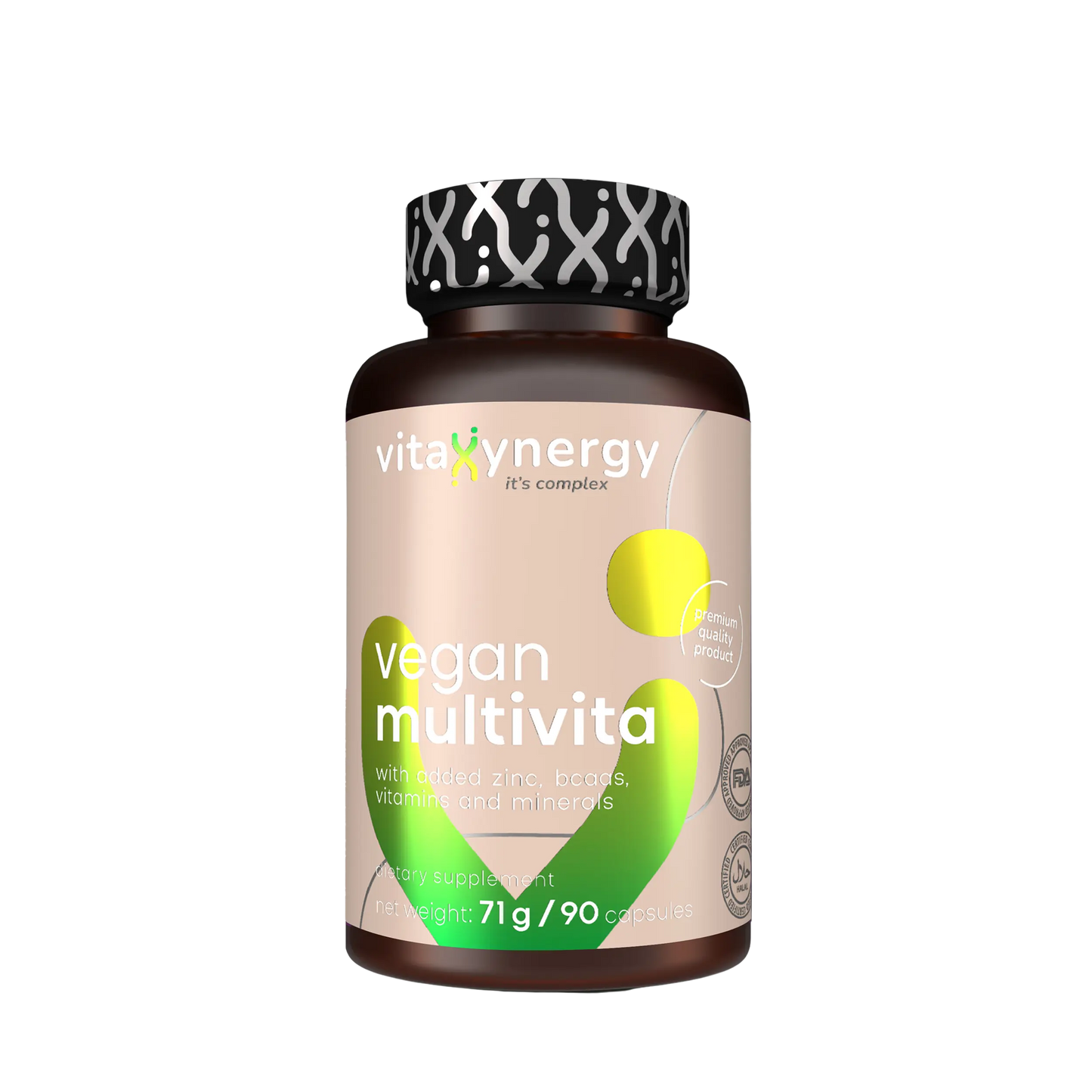 Vegan Multivita – Vitamins, Minerals & Amino Acids for Vegans, 30 Capsules