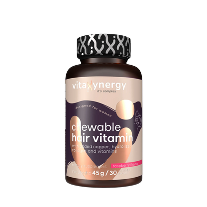 Hair Vitamin Chewable Tablets – Biotin, Zinc & B-Complex, 30 Tablets