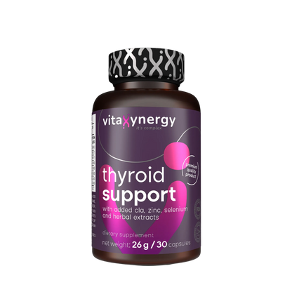 Thyroid Support – Iodine, Selenium, Ashwagandha & Zinc, 30 Capsules