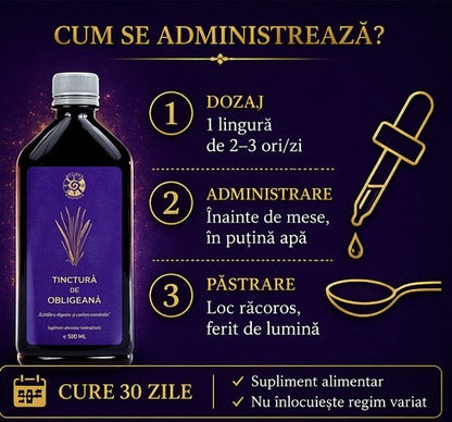 Tinctură de Obligeană – Echilibru Digestiv și Confort Metabolic | 500ml