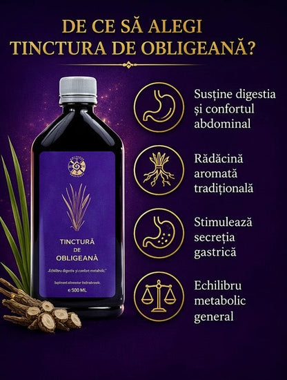 Tinctură de Obligeană – Echilibru Digestiv și Confort Metabolic | 500ml