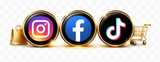 Instagram - Facebook - TikTok