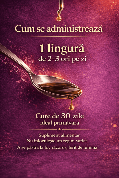 Tinctură de Leurdă – Detoxifiere și Circulație Sanguină | 500ml