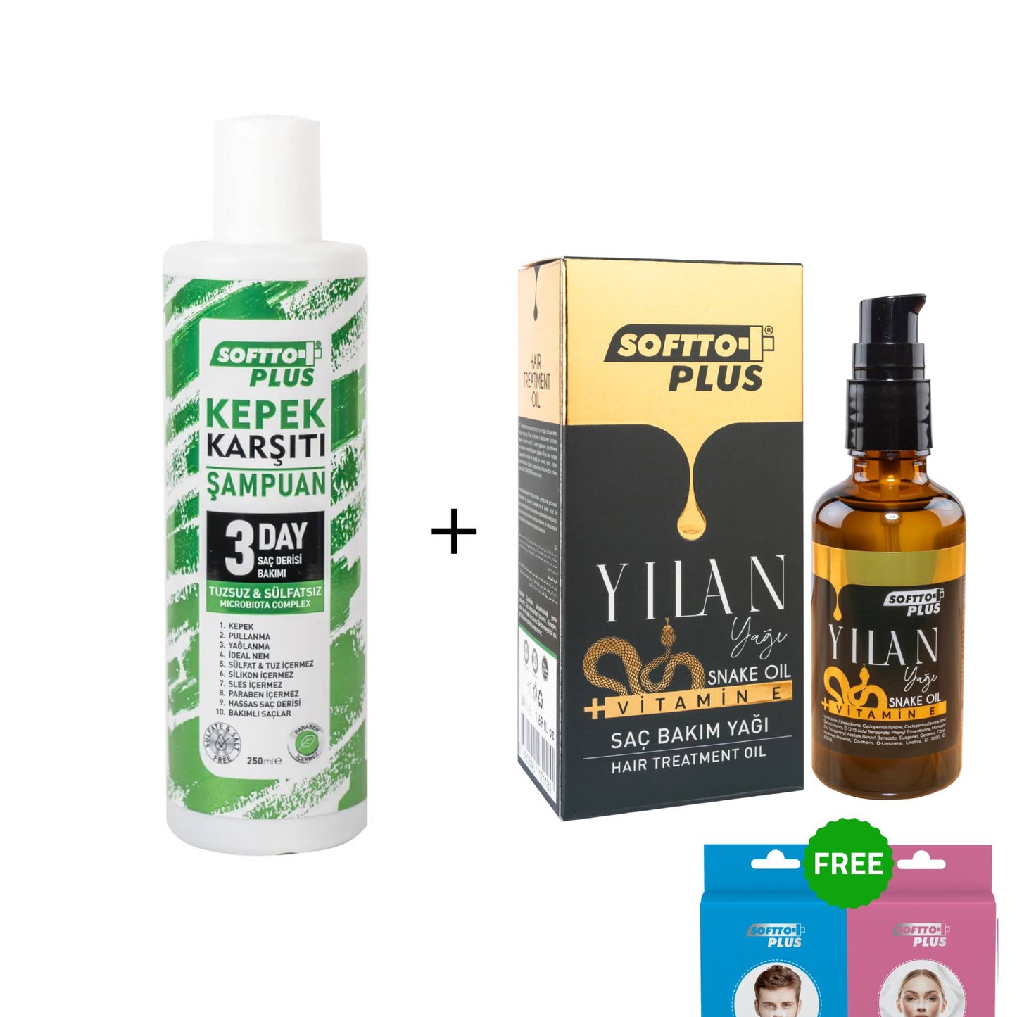 Anti-Dandruff Hair Care Set – For Hair with Dandruff