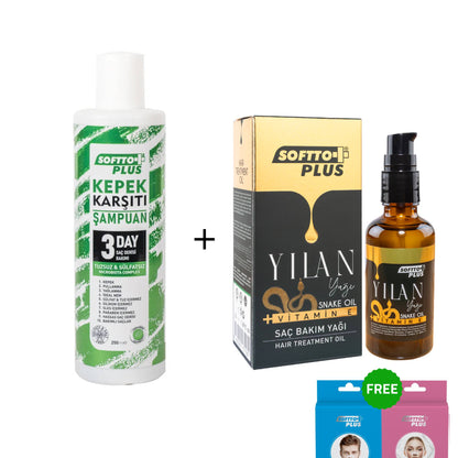 Anti-Dandruff Hair Care Set – For Hair with Dandruff