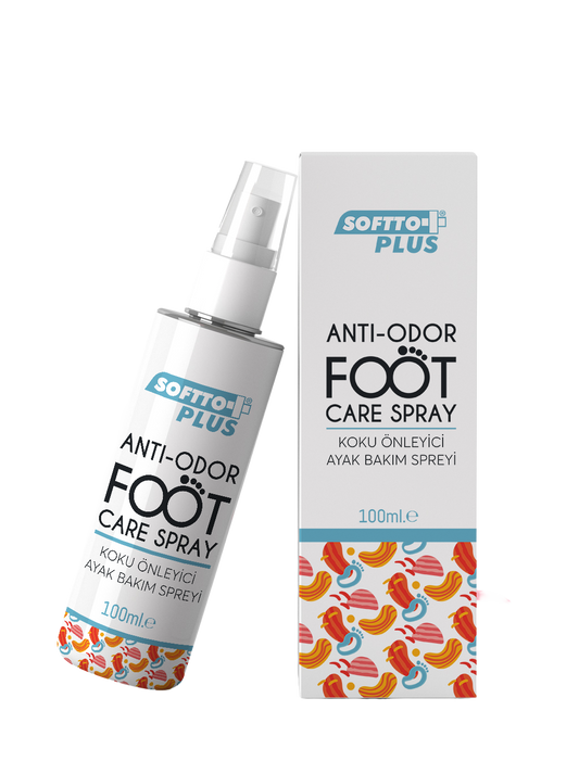 Spray pentru Picioare – Anti-Miros, Răcoritor, Hidratant și Emolient – 100 ml