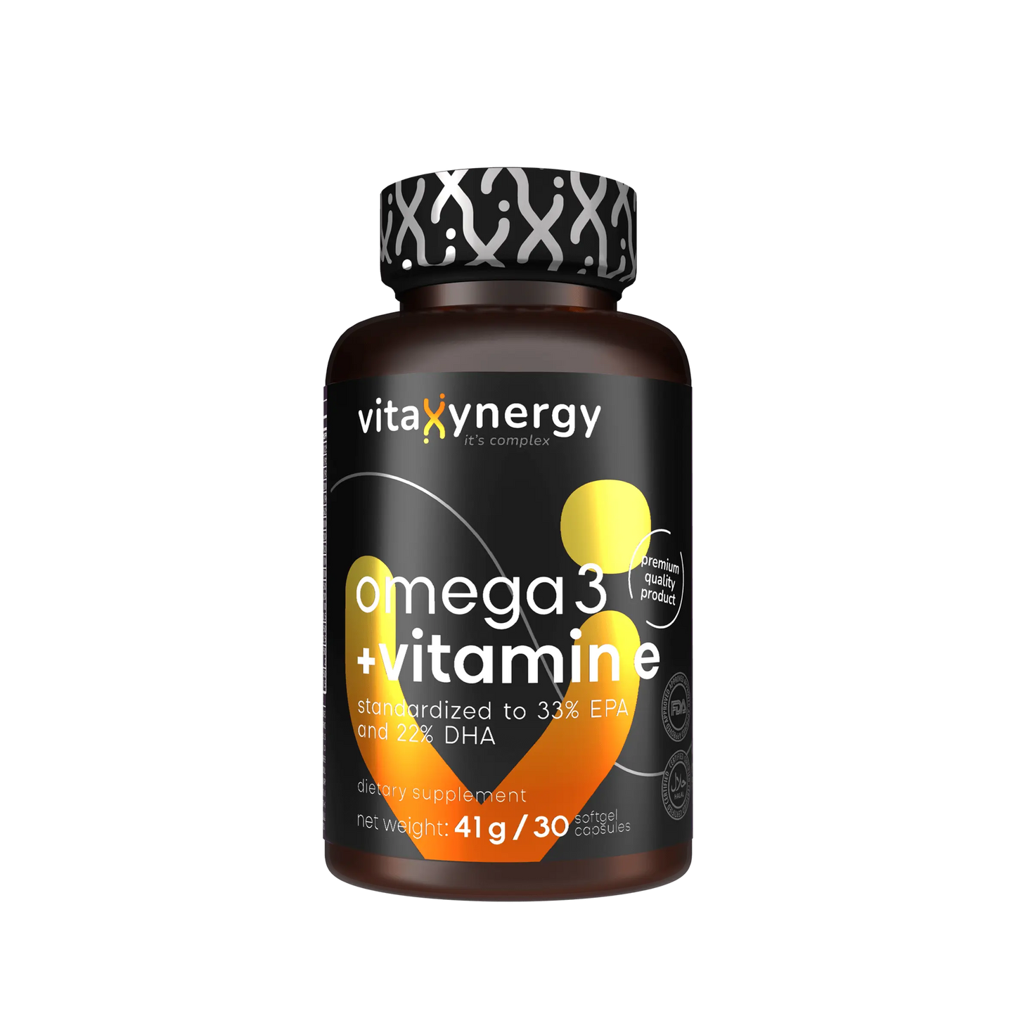 Omega-3 + Vitamin E Softgel Capsules – Heart, Brain & Vision Support