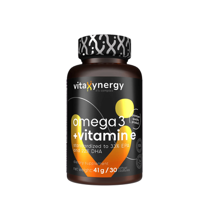 Omega-3 + Vitamin E Softgel Capsules – Heart, Brain & Vision Support