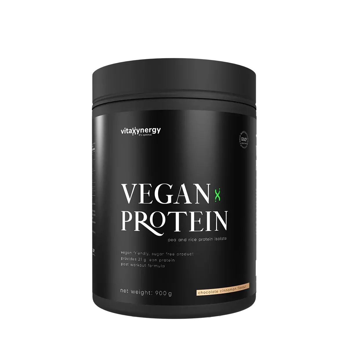 Vegan Protein Powder Chocolate Cinnamon – 900g, 21g Protein