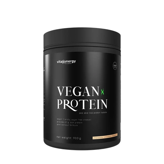 Vegan Protein Powder Chocolate Cinnamon – 900g, 21g Protein