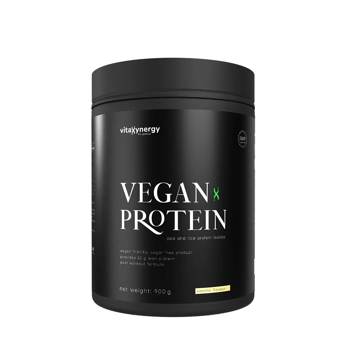 Vegan Protein Powder Vanilla – 900g, 22g Protein, Low Carb
