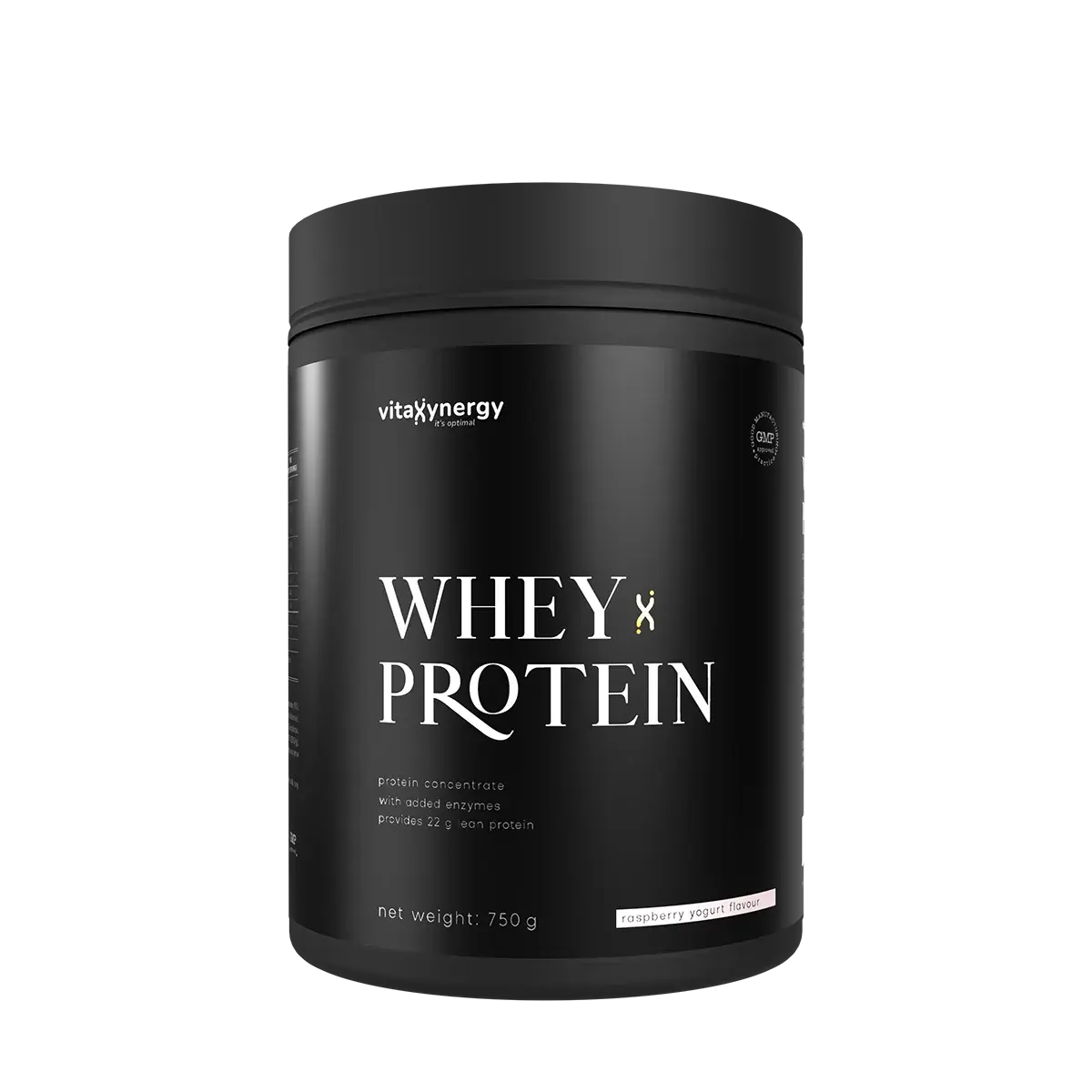 Whey Protein Powder Raspberry Yogurt – 750g, 22g Protein, Sugar-Free
