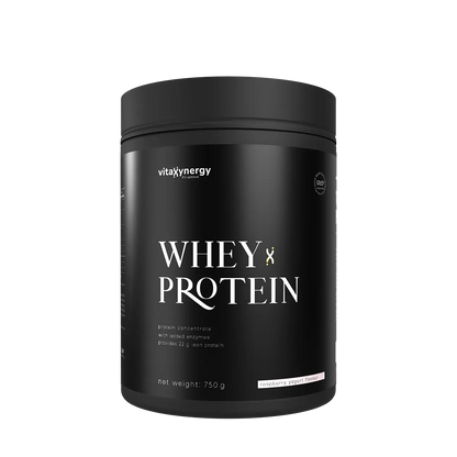 Whey Protein Powder Raspberry Yogurt – 750g, 22g Protein, Sugar-Free
