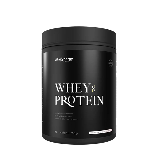 Whey Protein Powder Raspberry Yogurt – 750g, 22g Protein, Sugar-Free