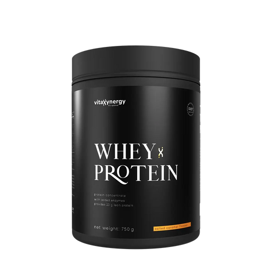 Whey Protein Powder Salted Caramel – 750g, 23g Protein, Sugar-Free