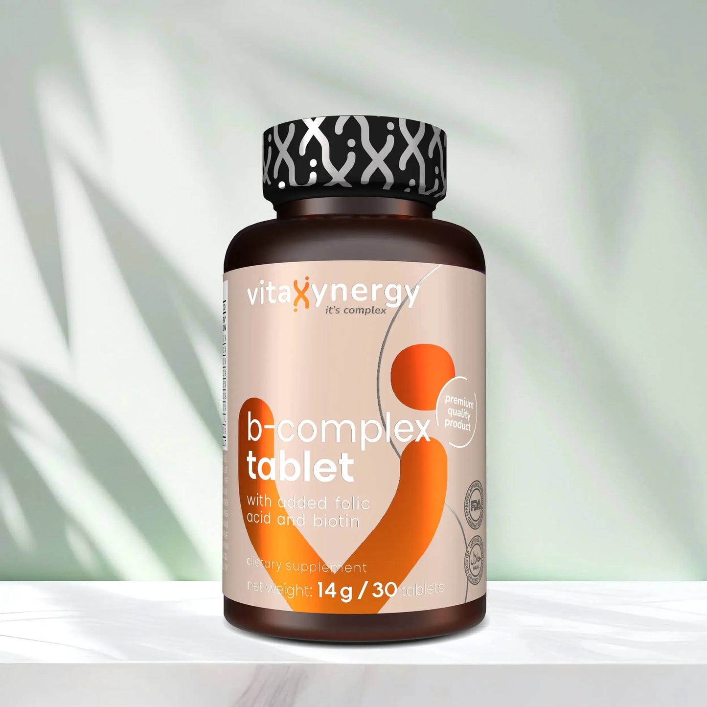 B-Complex Tablets – 8 B-Vitamins with Inositol for Energy & Cognition, 30 Tablets