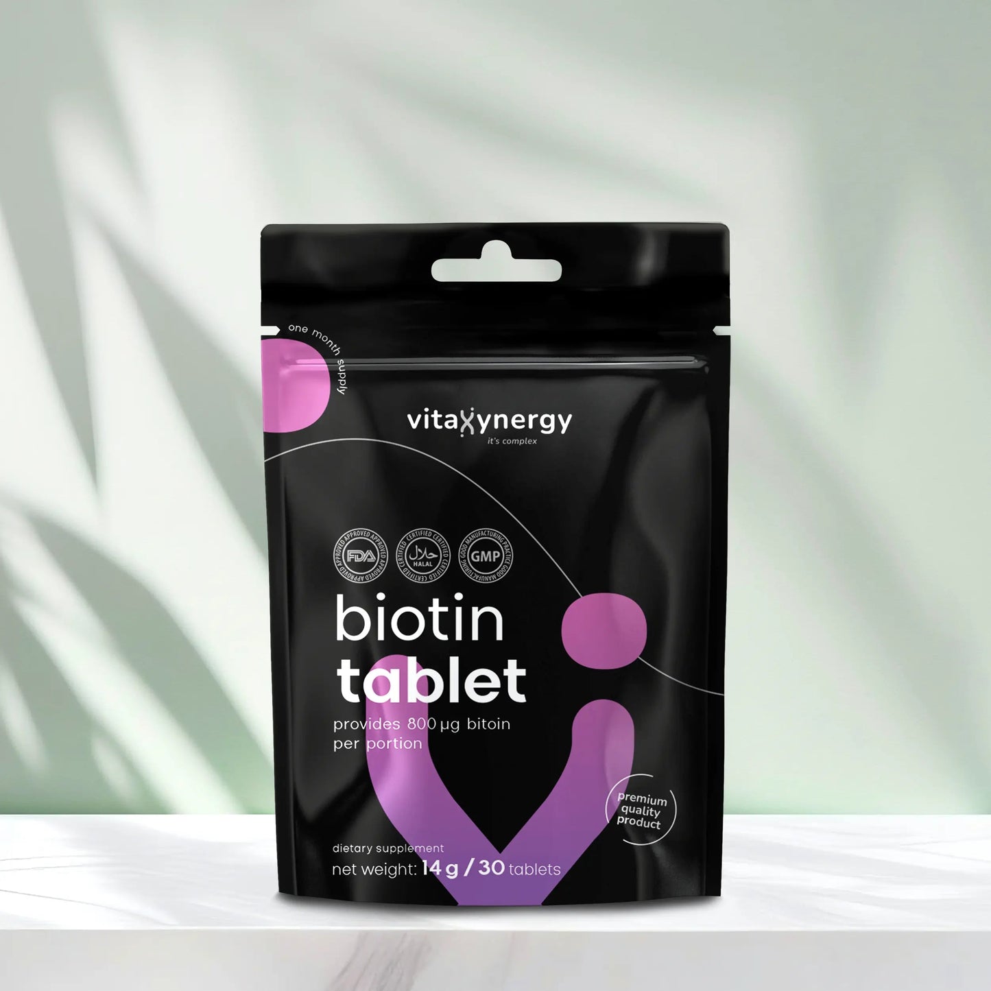 Biotin 10,000 mcg Tablets – Hair, Skin & Nails, 30 Tablets
