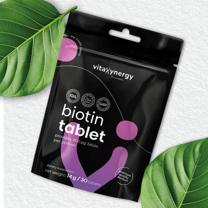 Biotin 10,000 mcg Tablets – Hair, Skin & Nails, 30 Tablets