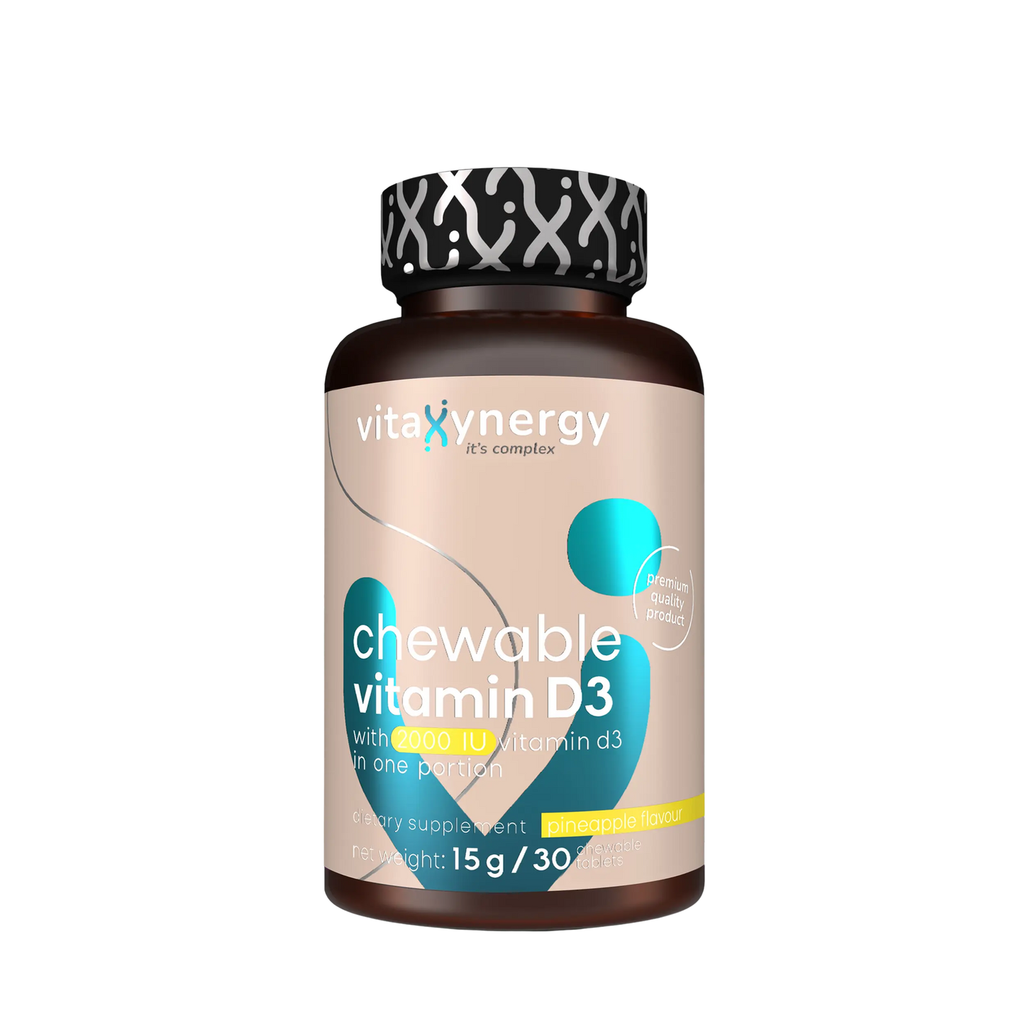 Chewable Vitamin D3 – Bone Health & Immunity, 2000/4000/5000 IU, 30 Tablets