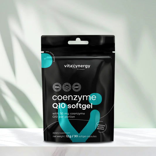 Coenzyme Q10 Softgel Capsules – 50mg CoQ10 for Heart & Energy, 30 Softgels