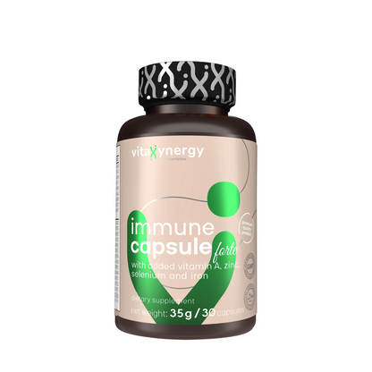 Immune Capsule Forte – Echinacea, Turmeric, Vitamins & Zinc, 30 Capsules
