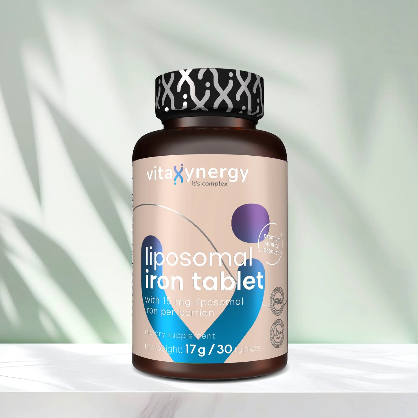 Liposomal Iron Tablets – Liposovit® Fe with B6, Folate & Vitamin C, 30 Tablets