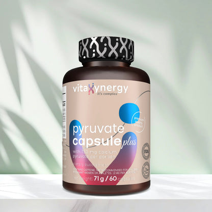 Pyruvate Plus – Calcium Pyruvate & Green Coffee & L-Carnitine, 60 Capsules