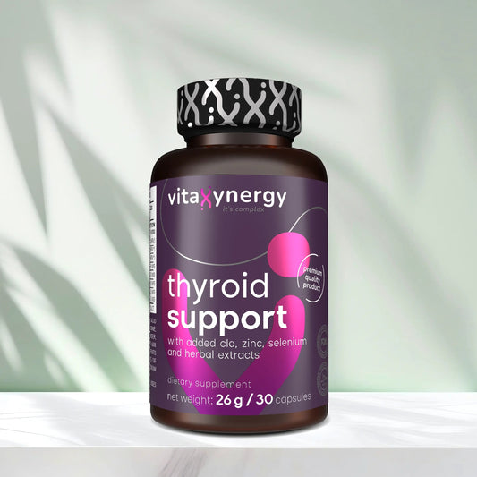 Thyroid Support – Iodine, Selenium, Ashwagandha & Zinc, 30 Capsules