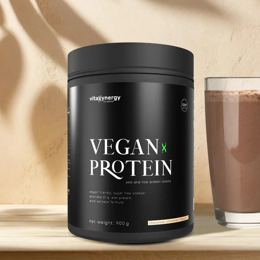 Vegan Protein Powder Chocolate Cinnamon – 900g, 21g Protein