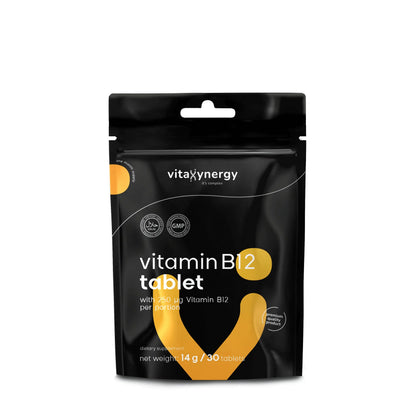 Vitamin B12 Tablets – Red Blood Cell Formation & Nervous System Support, 30 Tablets