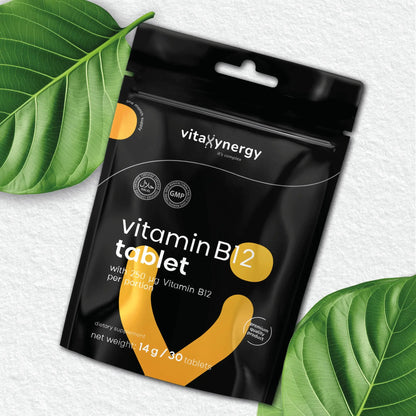 Vitamin B12 Tablets – Red Blood Cell Formation & Nervous System Support, 30 Tablets