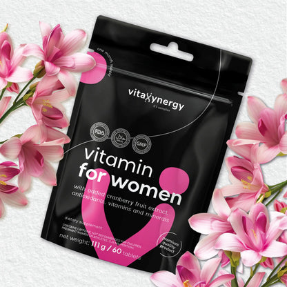 Vitamin for Women – Iron, Calcium, Spirulina & Green Tea Extract, 60 Tablets