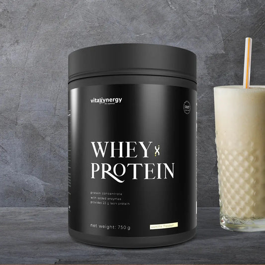 Whey Protein Powder Vanilla – 750g, 23g Protein, Sugar-Free