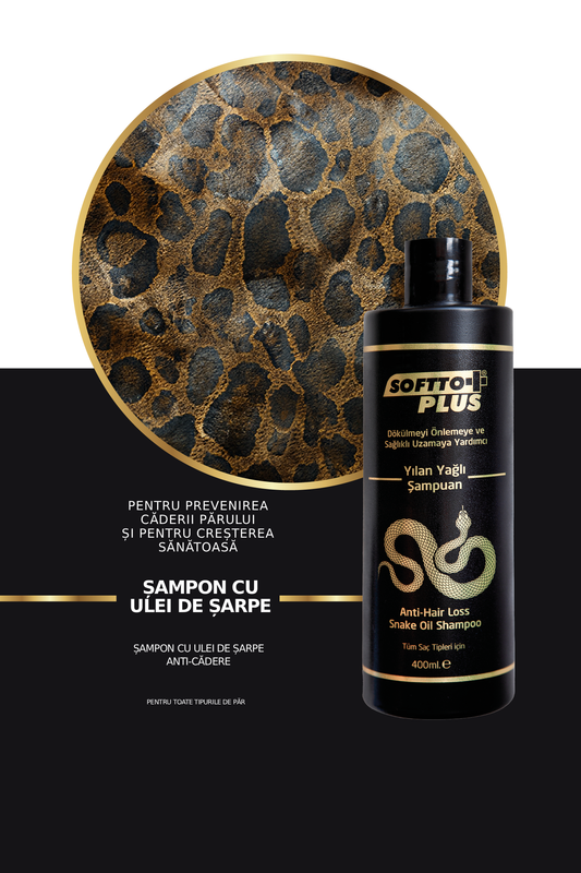 Șampon Anticădere cu Ulei de Șarpe