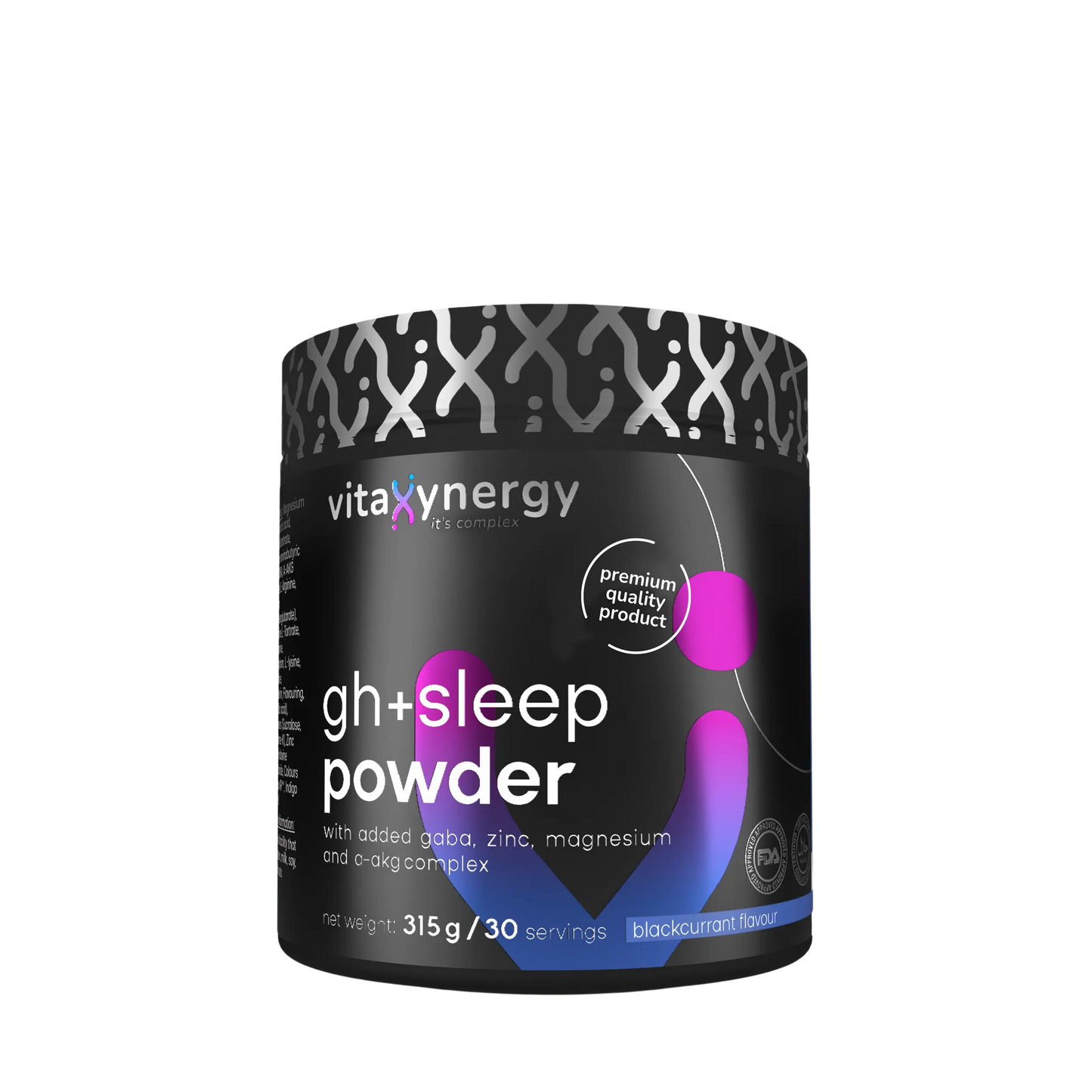 GH + Sleep Powder - GABA, Magnesium & Zinc for Sleep & Recovery, 315g
