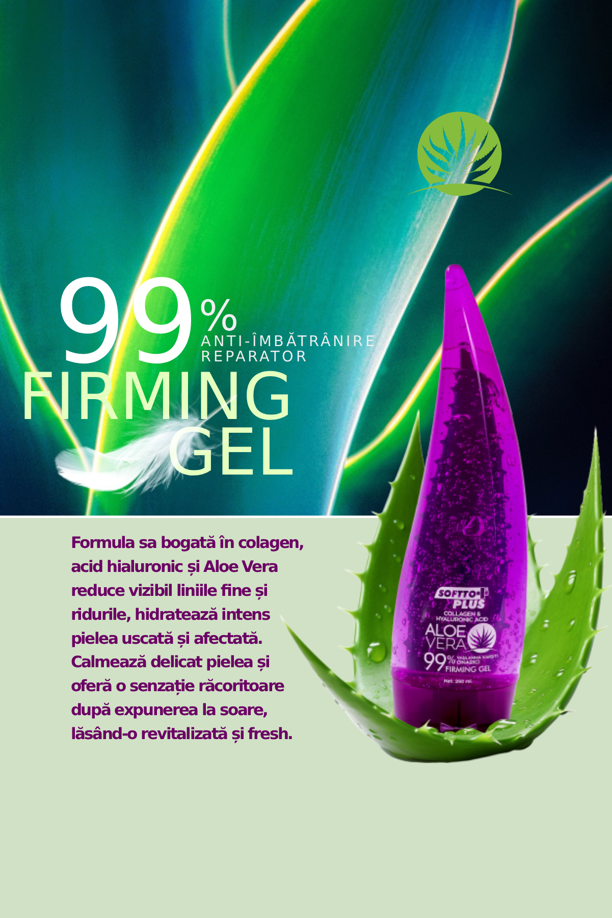 Gel Anti-Aging cu Aloe Vera