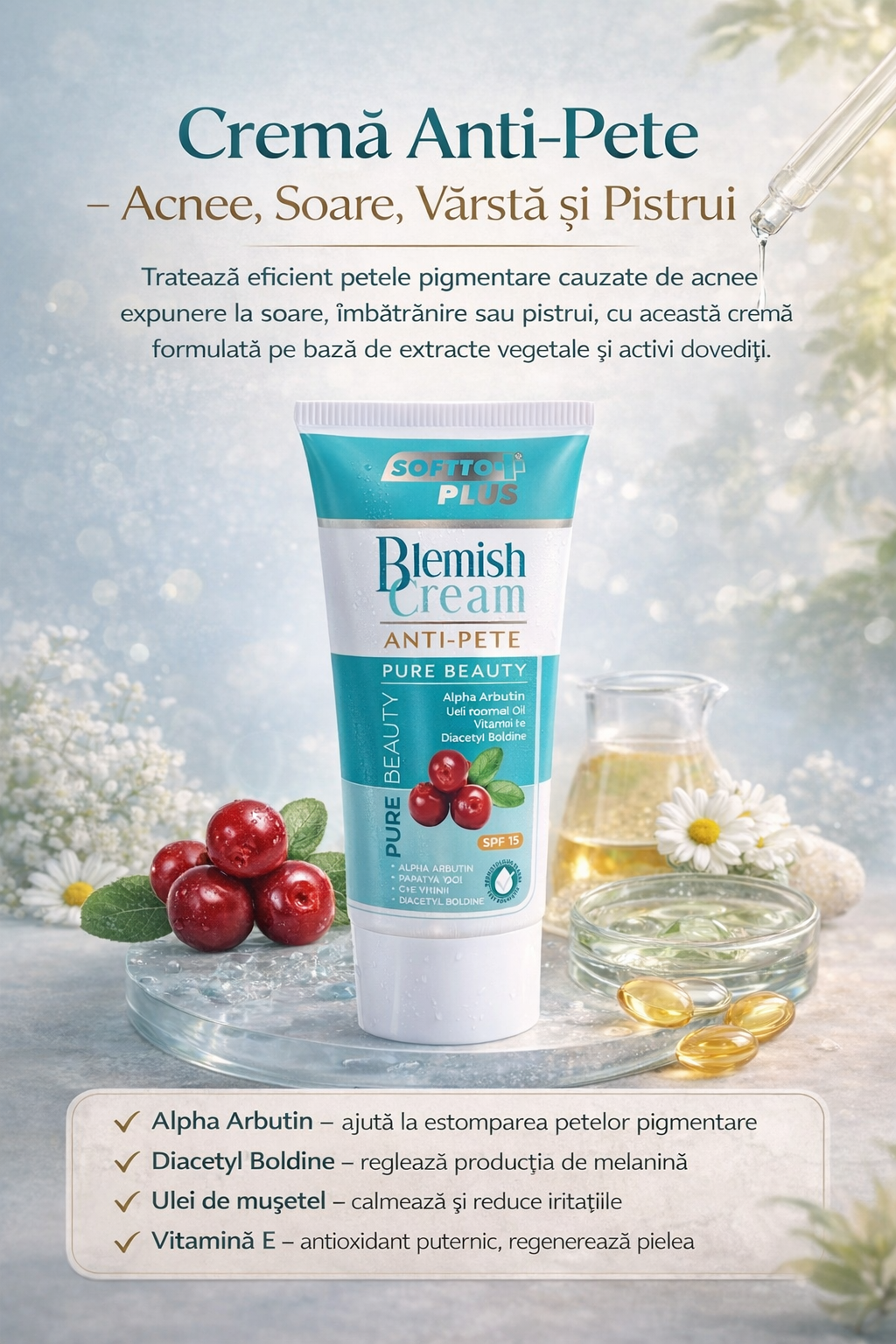 Anti-Spot Cream – Acne, Sun, Age and Freckles
