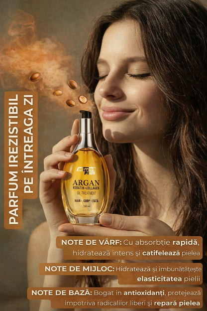 Argan and Keratin Oil for Hair, Face and Body – 120 ml