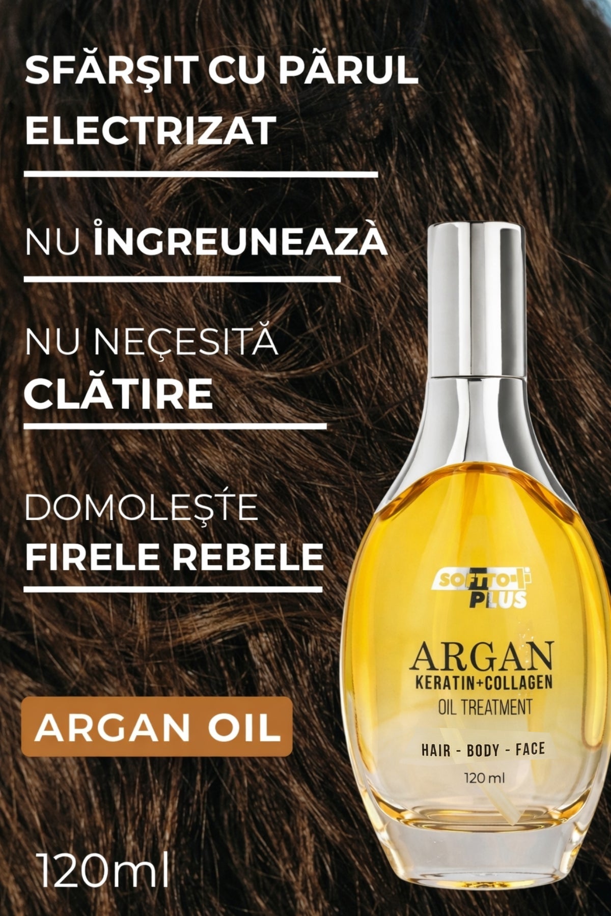 Argan and Keratin Oil for Hair, Face and Body – 120 ml