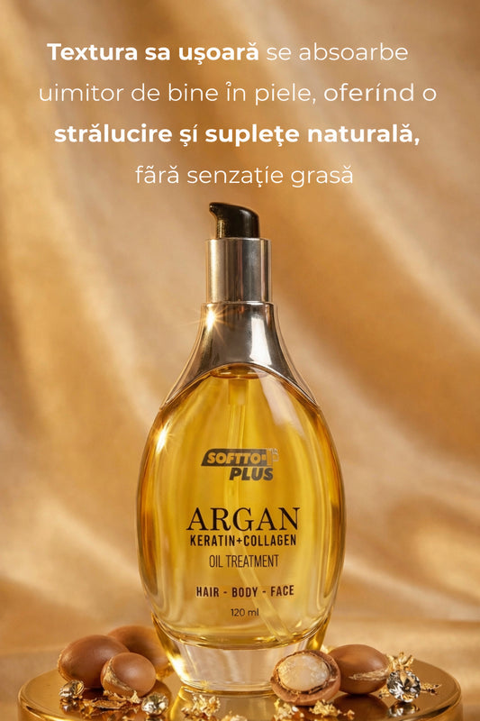 Argan and Keratin Oil for Hair, Face and Body – 120 ml