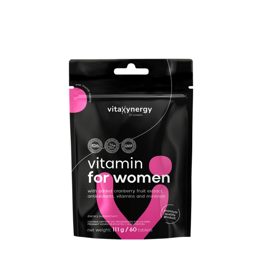 Vitamin for Women – Iron, Calcium, Spirulina & Green Tea Extract, 60 Tablets