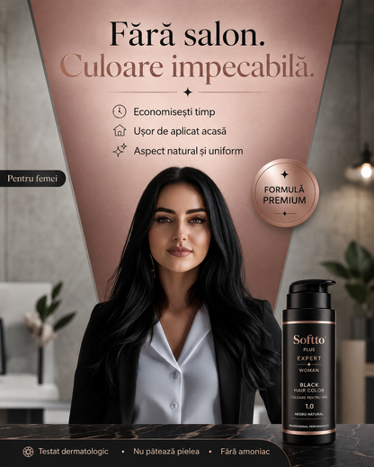 Expert Woman Black Hair Color – Negru Natural în 10 Minute pentru Femei